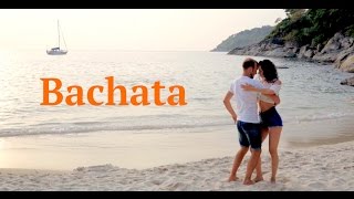 танец Бачата на пляже bachata