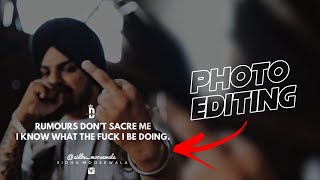 Like Sidhu moose wala photo editing | Photo Editing tutorial in picsart screenshot 5