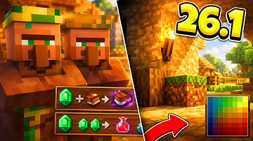 Minecraft 26.1 Snapshot 1 — Новый Свет, Торговля и Команда Swing! Все Изменения Первого Снапшота!
