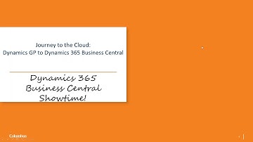 Microsoft Dynamics GP to Business Central