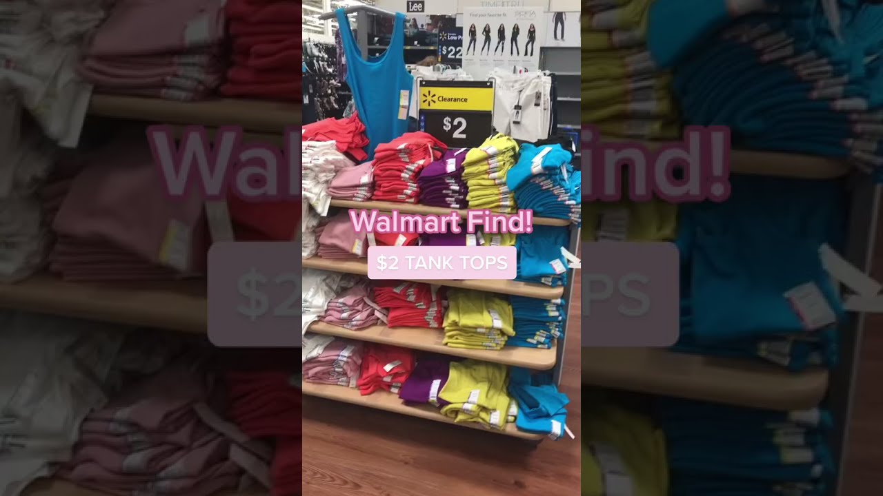 Walmart $2 Tank Tops Find 