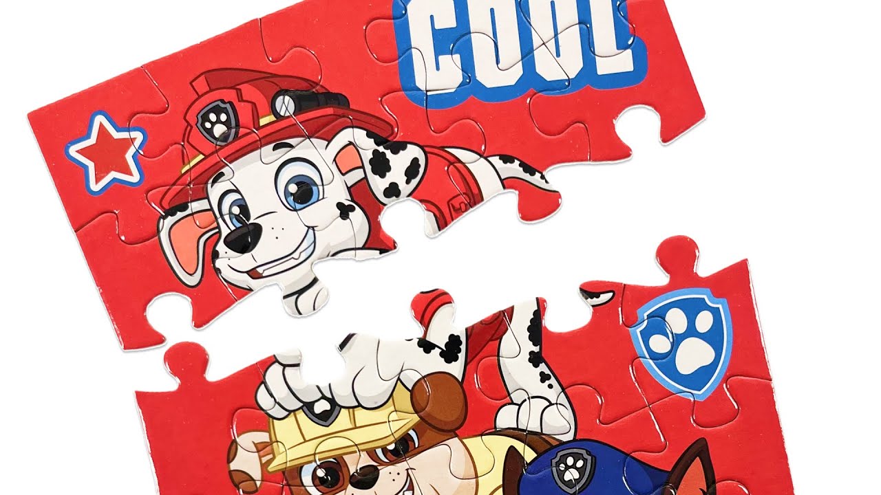 How To Solve Paw Patrol Puzzle | Preschool Learning Video