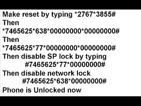 Free Mobile Unlock Codes Software Update