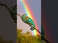 Mystical Colors The Secret Life of a Rainbow Chameleon #shorts #chameleon