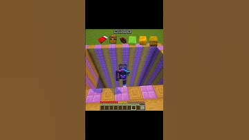 Fall Damage Test in Minecraft #shorts #ytshorts #minecraft #viralshorts