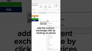 Learn how to convert numbers from one currency to another in Excel. #excel #exceltips