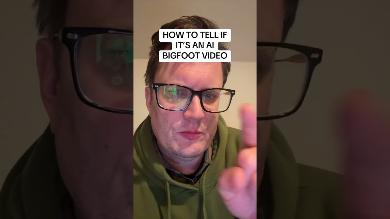 How to tell if it’s an AI Bigfoot video #publishtoall
