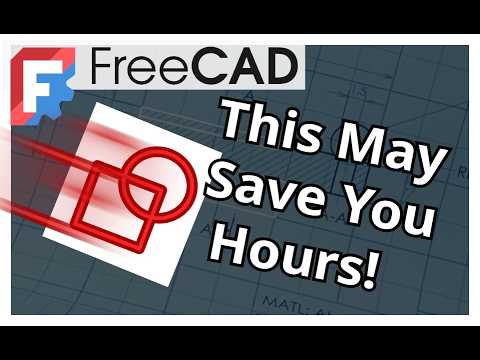 Simple FreeCAD Sketcher Tricks That Save Hours | Beginners Friendly Tutorial