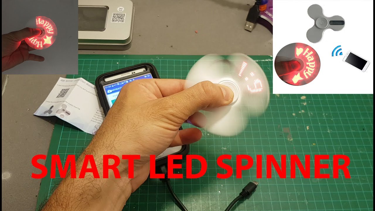 MATEMINCO Intelligent LED APP Control Gyro Chargeable Hand Spinner (From Banggood.com)