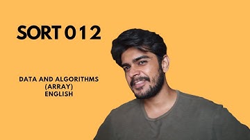 Interview Question | Sort 0 1 2| Data Structure & Algorithm | English