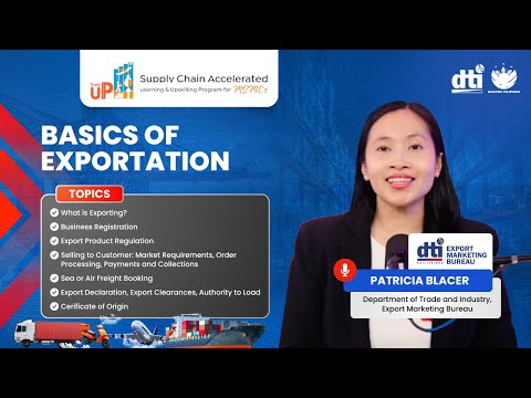 Basics of Exportation: 4. Export Product Regulation