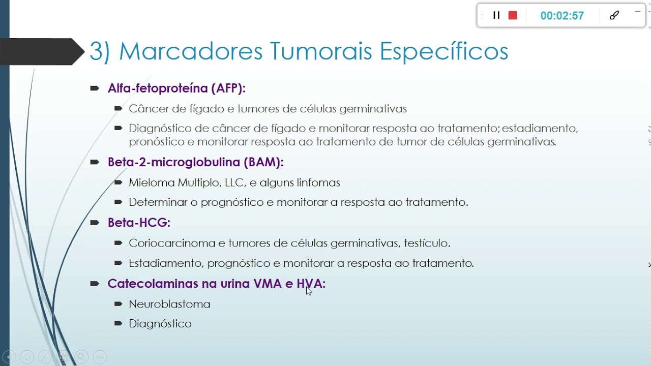 Marcadores Tumorais Parte III YouTube Marcadores Tumorais Parte III YouTube