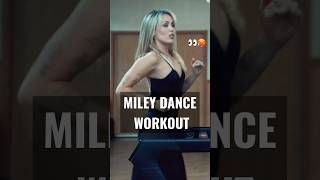 MILEY Dances to Her New Song “BASS PERSUADES” While Working Out 🔥| #shorts #miley #mileycyrus