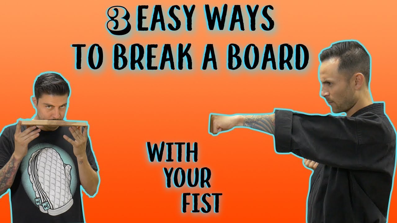 how to break a board with your hand for beginners