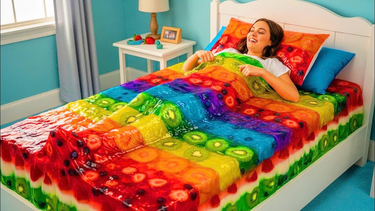 Oddly Satisfying ASMR | Sleeping on Weird Food Beds (Relaxing Fantasy Compilation)