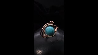 Turquoise Wire Wrap Ring