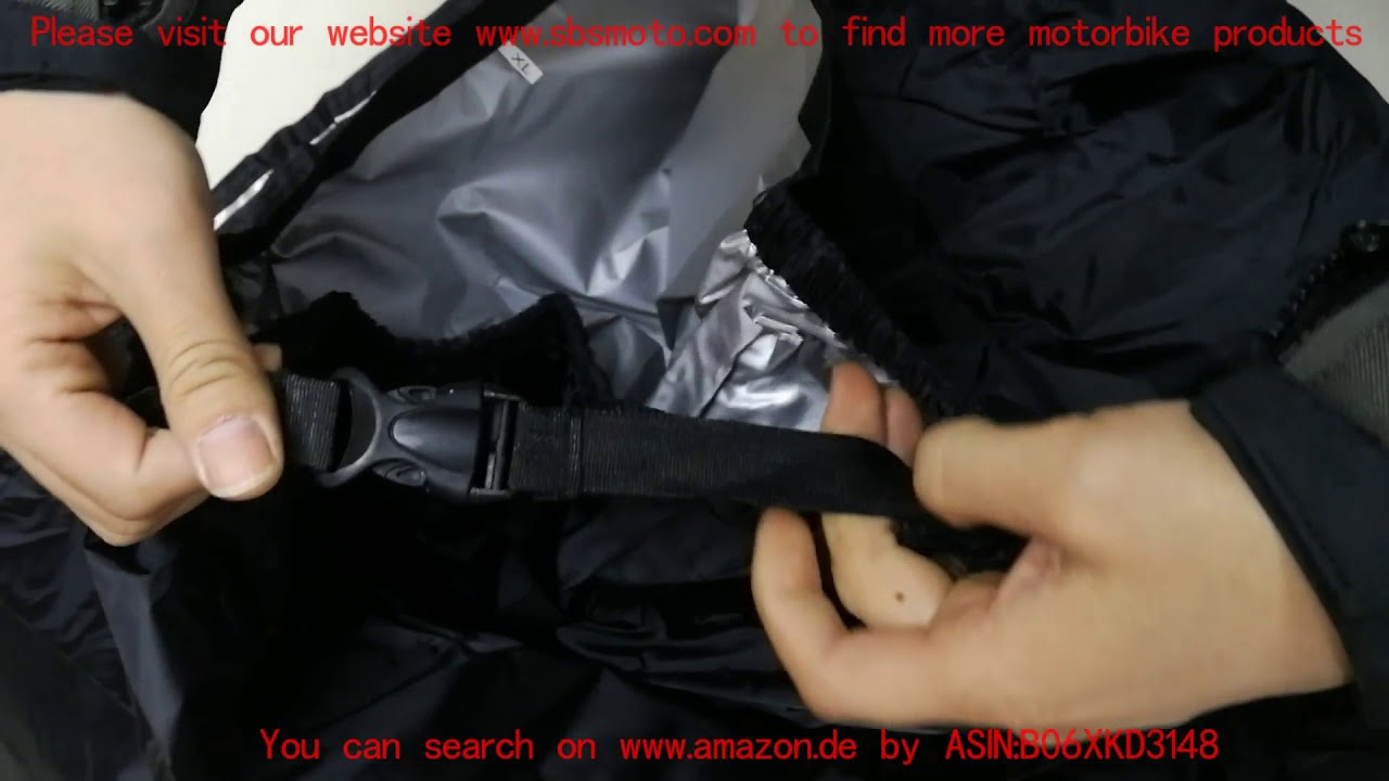 Goandstop MC-777 Motorradgarage Winterfest Motorradabdeckung Wasserdicht Abdeckplane