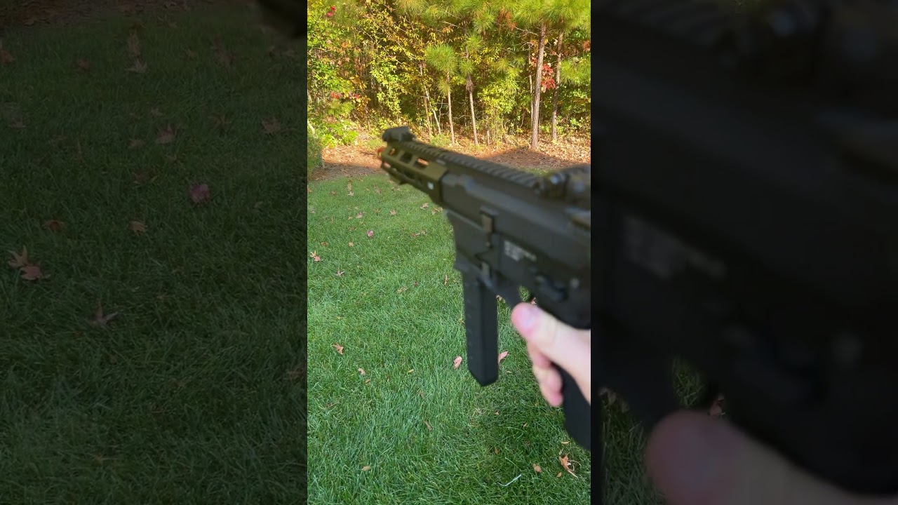Airsoft KWA QRF Mod 3 Shooting.
