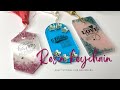 Epoxy Resin keychain | Easy Keychain DIY For Beginners - Resin Art
