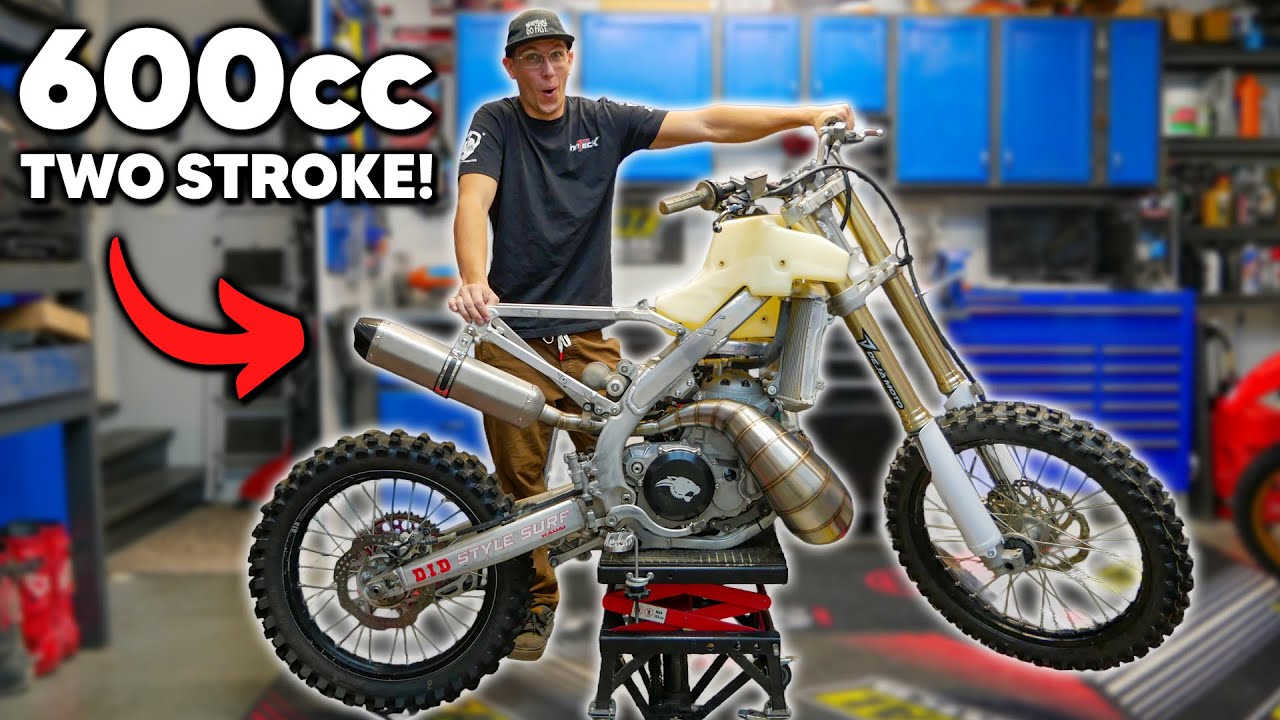 Я собираюсь построить 600-кубовый двухтактный мотоцикл для мотокросса?!