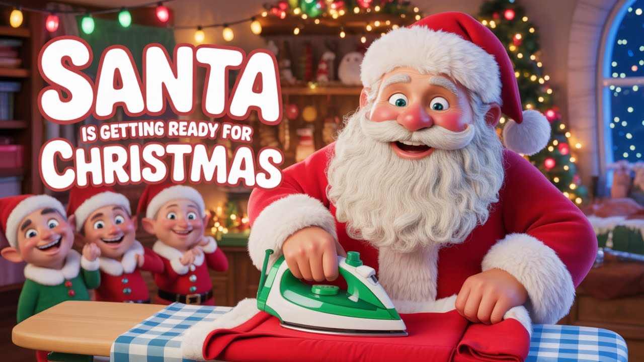 Best Christmas Santa Song for kids | SANTA Prepares For A Magical ...