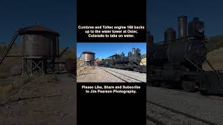 CTSR backs up to take on water at Osier, CO Reel