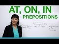 English Grammar - Prepositions to say where you live: AT, ON, IN