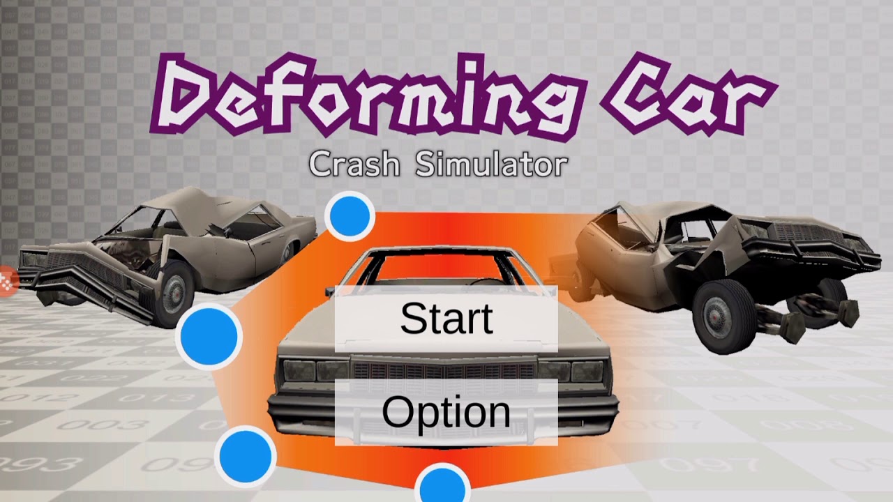 Deforming car crash