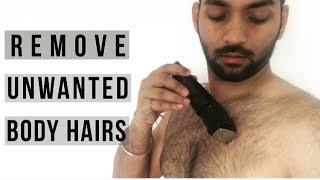 How To Remove Unwanted Body Hair For Men in Hindi | Hair Removal Techniques For Men | ANKIT TV