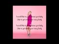 Zara Larsson - I Would Like (Lyrics)