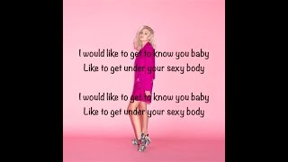 Video thumbnail of "Zara Larsson - I Would Like (Lyrics)"