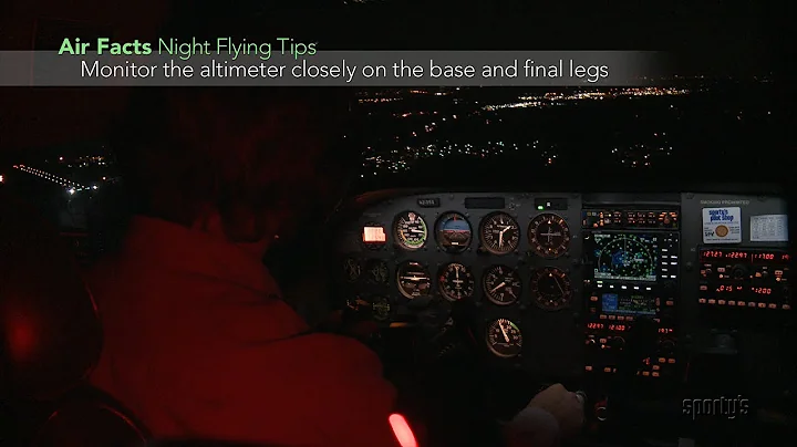 Flying at night – Sporty's private pilot flight training tips