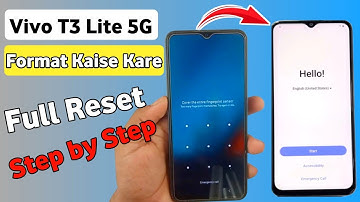 Vivo T3 Lite 5G Format Kaise Kare | Full Reset Step by Step