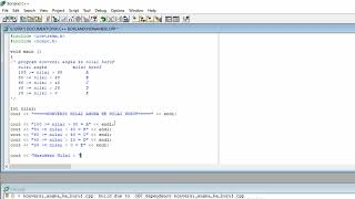 PROGRAM KONVERSI NILAI ANGKA KE NILAI HURUF