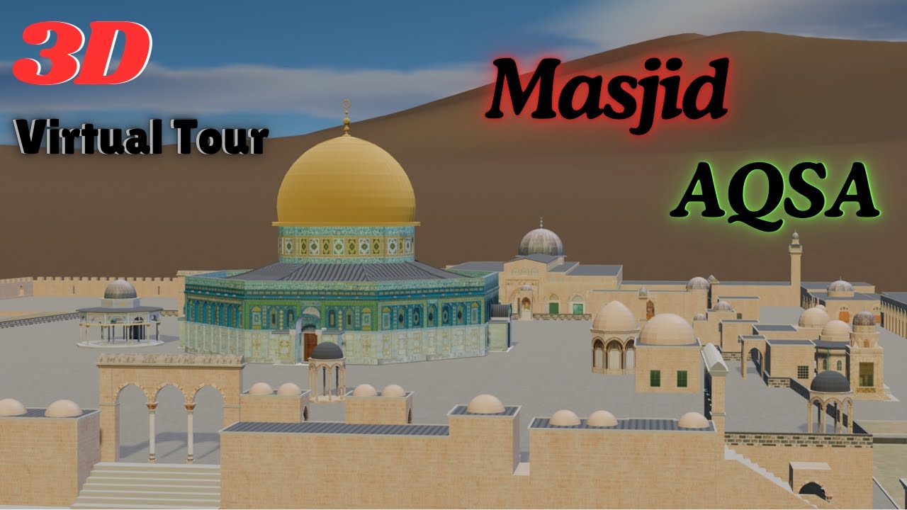 What's Inside of Masjid AQSA? AL-AQSA Mosque in 3D