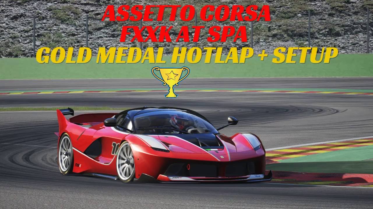 Assetto Corsa PS4 gameplay - Ferrari FXX K hot lap 