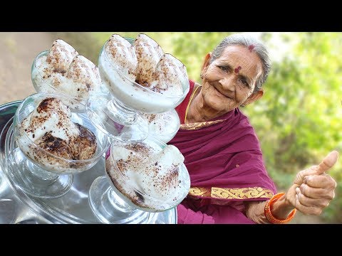 Oreo Icecream Recipe by My Grandma || Vanilla Ice Cream || Myna Street Food