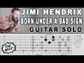 Jimi Hendrix - Born Under a Bad Sign - Guitar Solo FretLIVE Lesson and Exploration