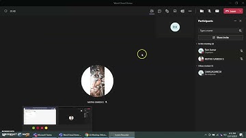 Word Cloud Microsoft Teams