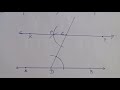 CONSTRUCTION OF  PARALLEL  LINE BY COMPASS#CLASS VIII