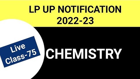 LP/UP NOTIFICATION LIVE CLASS-75 CHEMISTRY #keralapsctips by Shahul