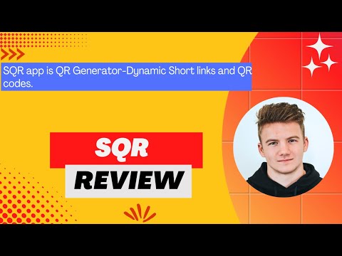 SQR Review, Demo + Tutorial I SQR QR Generator-Dynamic Short links and QR codes