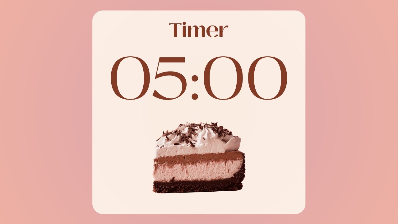 Do it in 5 Minutes | Countdown Timer | No music | Focus | Study | Break ...