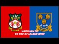 WREXHAM AFC v SHREWSBURY TOWN. Sees Wrexham go TOP OF LEAGUE ONE
