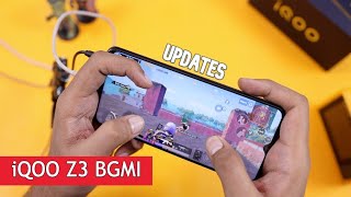 iQOO Z3 BGMI  Gaming Review After all UPDATES with FPS & Heating | PUBG Gameplay  ⚡⚡⚡