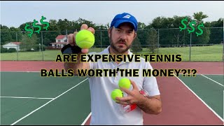 Are Expensive Tennis Balls worth it??? Tennis Ball review!