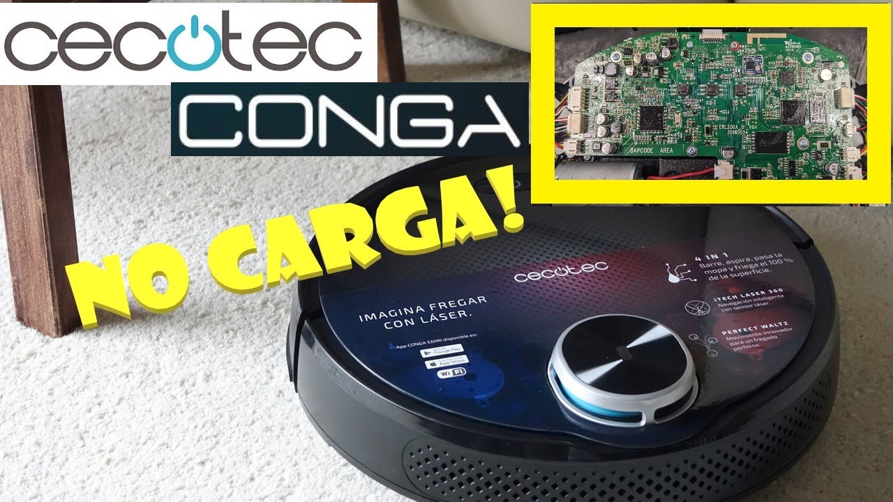 CECOTEC CONGA robot vacuum cleaner diagnosis, NOT CHARGING! And the  technical service does not solve 