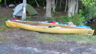 Adirondacks canoe camping. Floodwood Pond to Upper Saranac lake