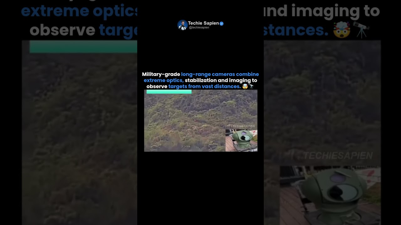 This Is How Military Cameras See From Miles Away 🤯
