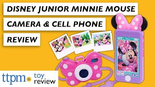 Disney Junior Minnie Mouse Picture Perfect Play Camera and Chat with Me Cell Phone from Just Play